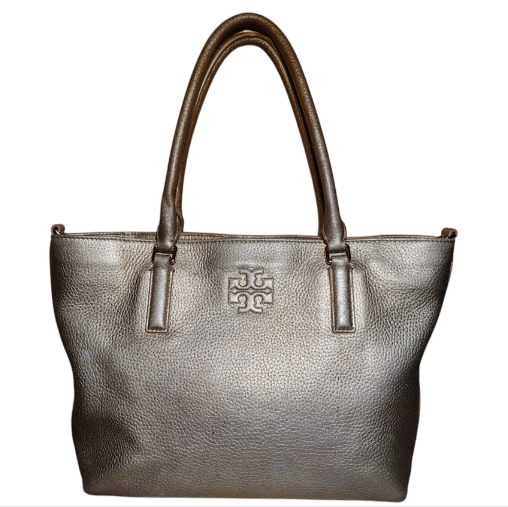 Tory Burch McGraw Gold Leather Medium Tote